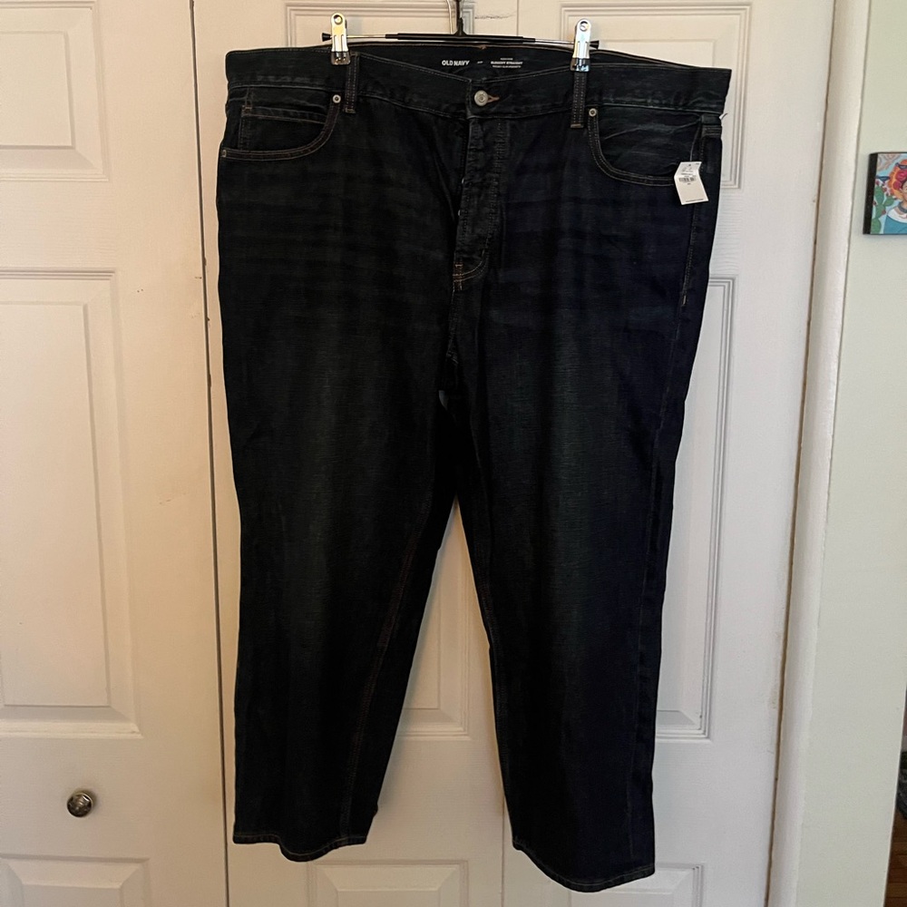 Old Navy High Rise Slouchy Straight Dark Wash NWT Jeans